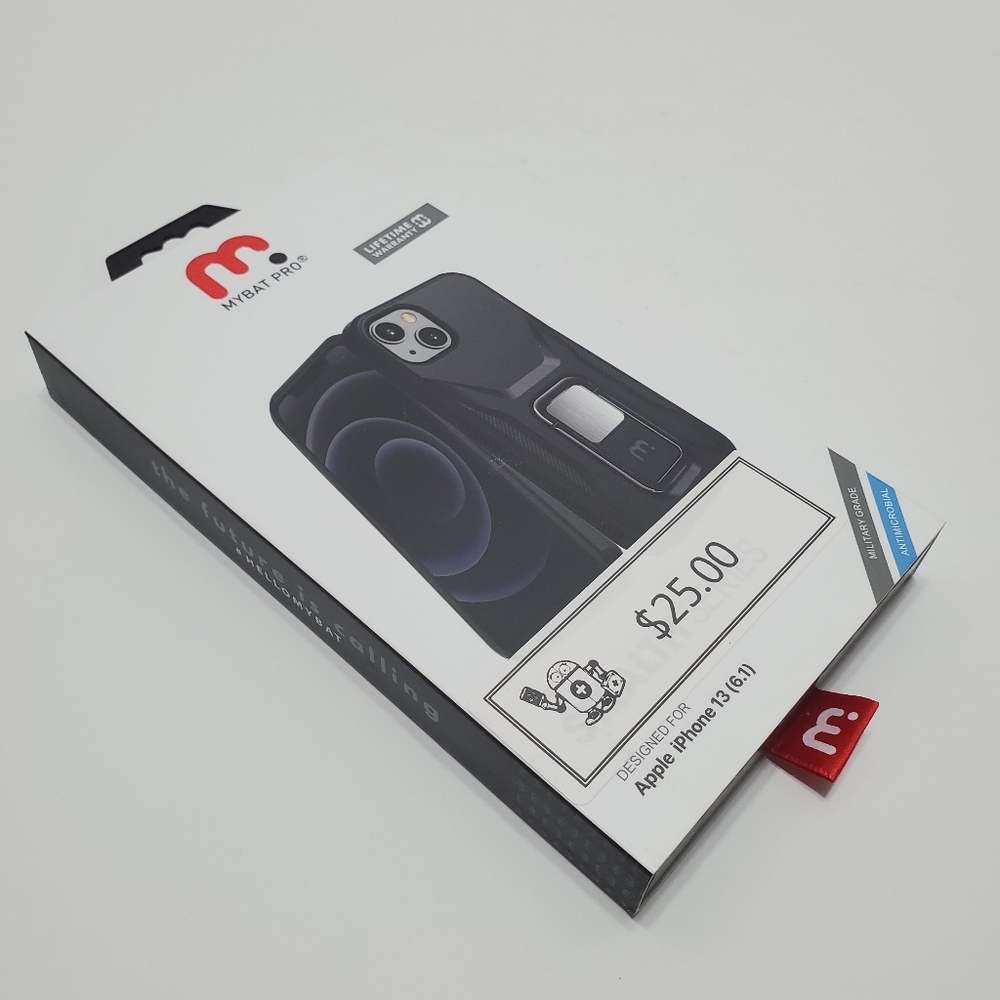 MYBAT Pro Black Phone Case Apple iPhone 13/ 6.1 Stealth Series New Open Box